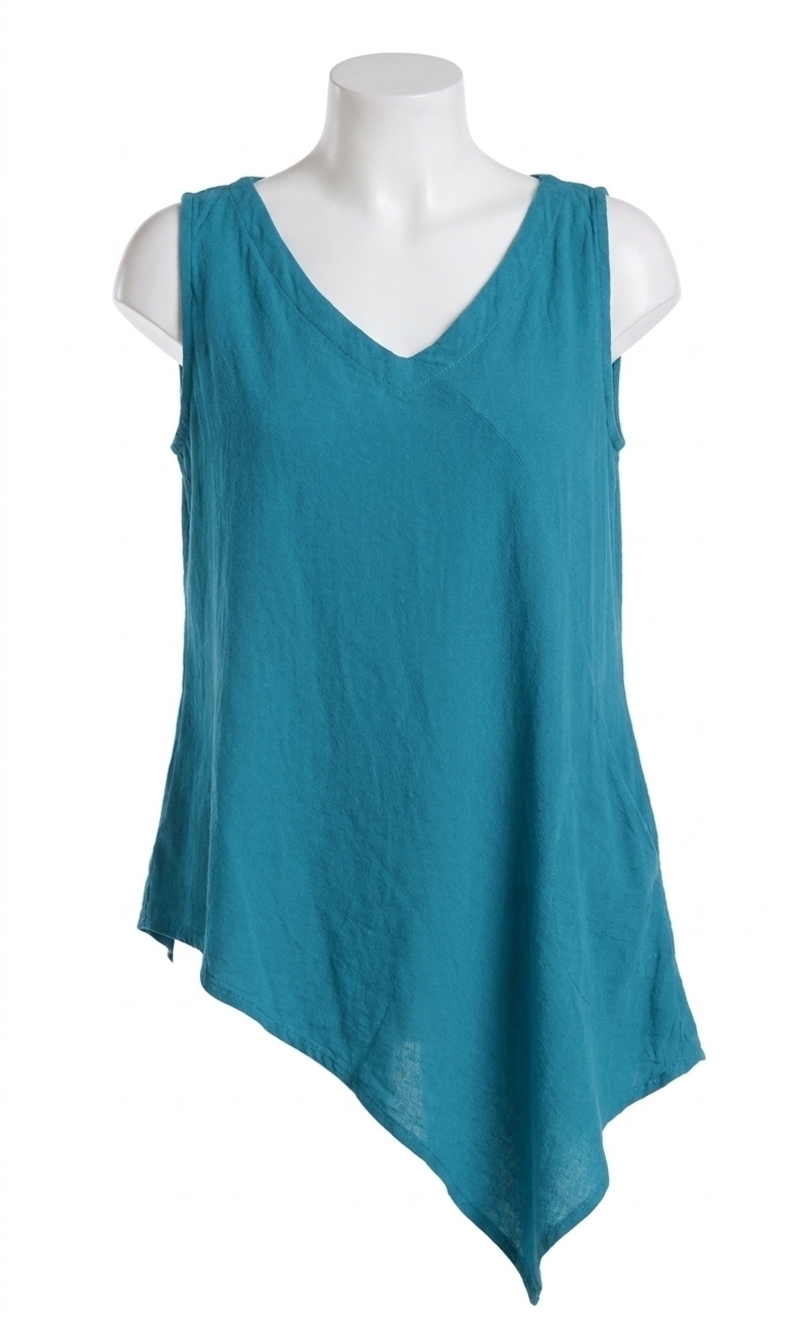 NEW OH MY GAUZE! allie blouse tank in turquoise